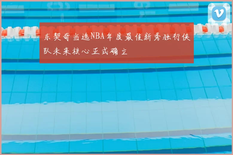 东契奇当选NBA年度最佳新秀独行侠队未来核心正式确立